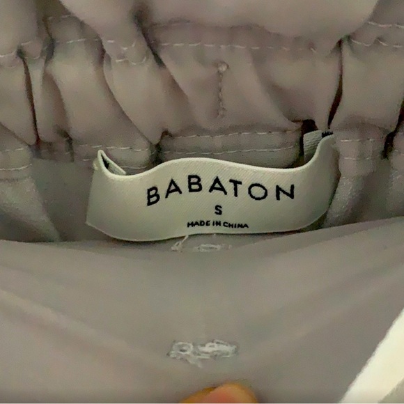 Babaton High Waist Shorts in Light Grey (Like New) - Picture 2 of 3